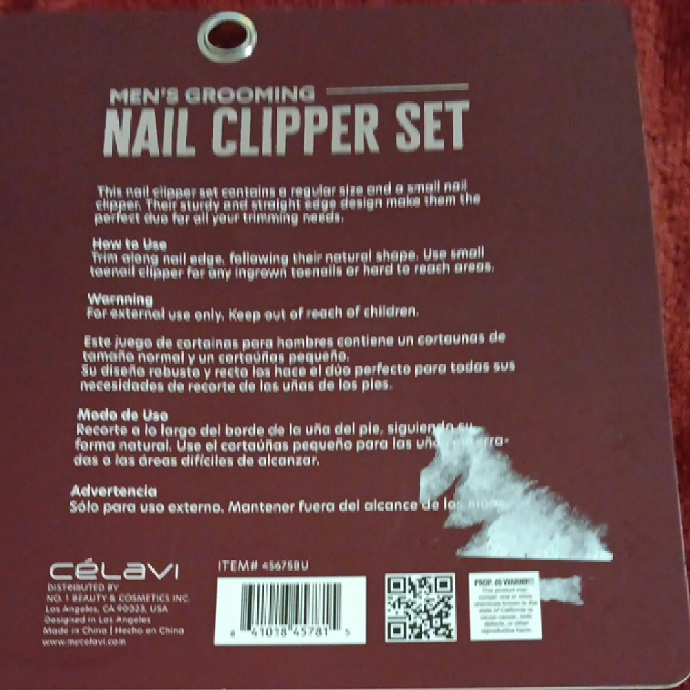 Men's Grooming Nail Clipper Set with Bottle Opener - Silver and Wood NWT - Picture 4 of 4